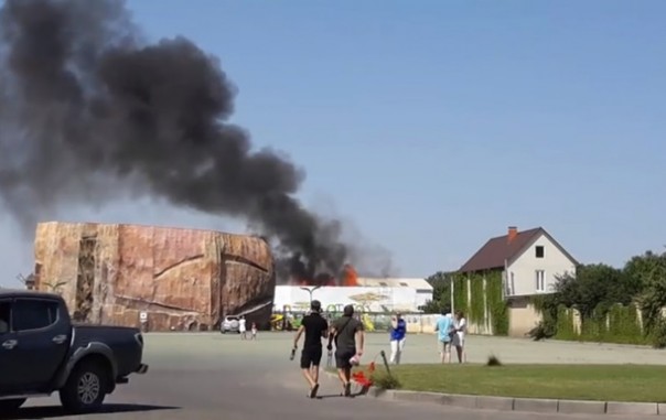 В Одессе горел Биопарк с редкими животными