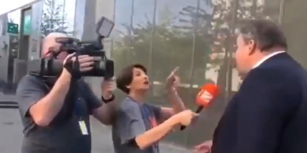 Депутат Толстой вывел из себя журналистку “Рустави 2”