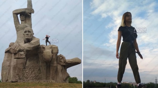 Мать школьницы, устроившей фотосессию на памятнике ВОВ, заступилась за дочь