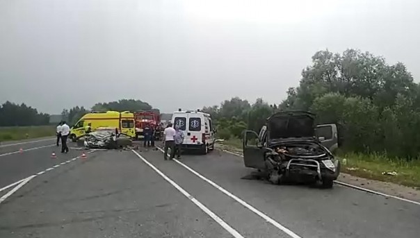 Двое погибших и 12 пострадавших: на трассе в Омской области произошло страшное ДТП