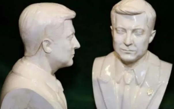 78 долларов за 2,5 кило Зеленского: в продажу поступили бюсты нового президента Украины