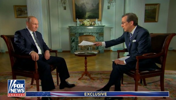 Интервью Путина телеканалу Fox News номинировали на премию «Эмми»