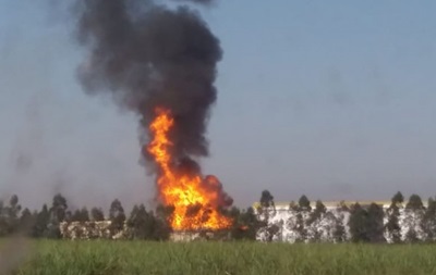 В Бразилии горит завод по производству биотоплива