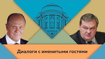 В.В.Меньшов и Е.Ю.Спицын в студии МПГУ. "Моё кино"