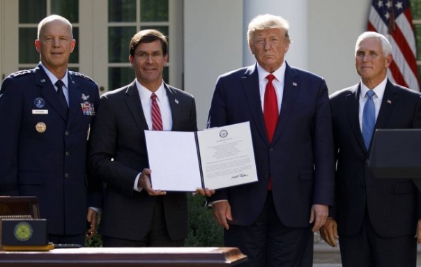 Трамп представил командование официально созданных Космических сил США