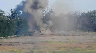 Ополченцы Новороссии разгромили позиции укрофашистов мощными ударами ракет ПТУРов