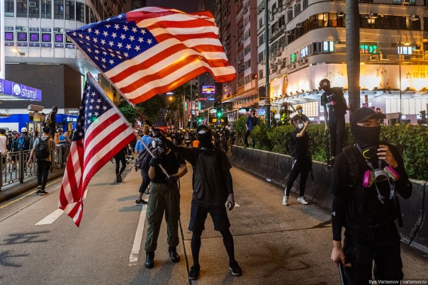 Протесты в Гонконге одной картинкой