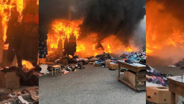 "Бегите оттуда!": в Геленджике вспыхнул центральный рынок