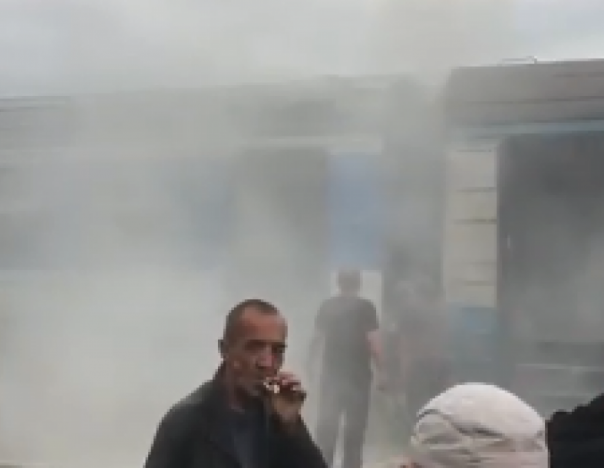 Состав в огне: на Волыни прямо на ходу вспыхнул поезд с пассажирами