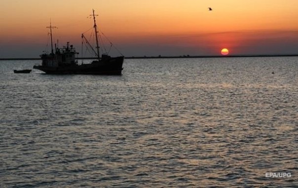 В Азовском море почернела вода