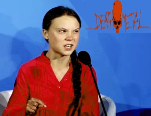 Выступление Греты Тунберг в ООН: Death-metal версия