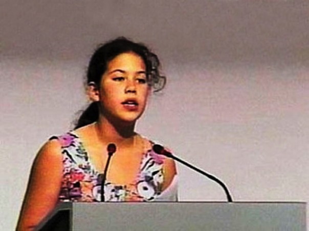 Всё уже украдено до Греты: в 1992 году 12-летняя девочка уже пугала.... Плюс дети в рекламе