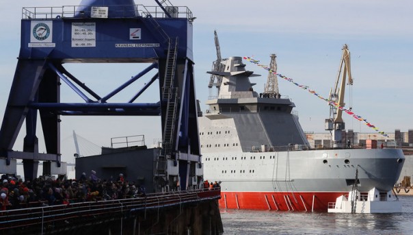 Первый российский боевой ледокол спустили на воду