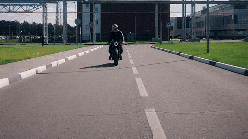 "Калашников" показал прототип электромотоцикла в стиле cafe racer