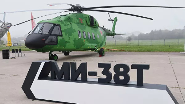 Первый военно-транспортный вертолет Ми-38Т передан в Минобороны