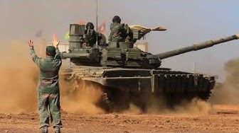 Первая совместная тренировка танкистов России и Лаоса в рамках учения «Ларос-2019»