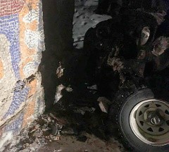 В Марий Эл автомобиль протаранил остановку: есть жертвы