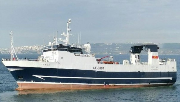 Российский траулер загорелся в норвежском порту