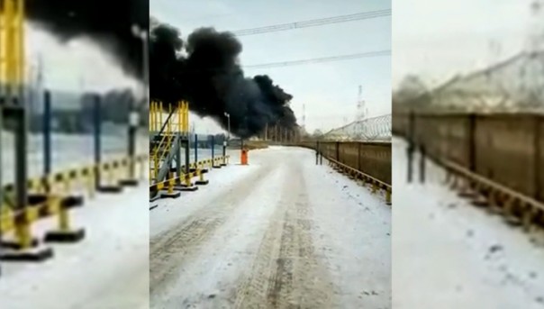 "Сегодня выходной!": в Татарстане вспыхнула цистерна на нефтеперекачивающей станции