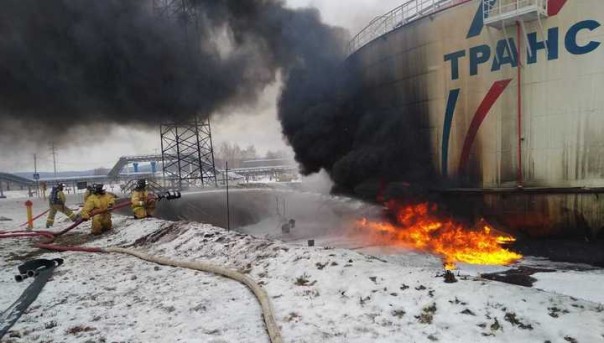 Мощный взрыв на нефтестанции под Альметьевском попал на видео