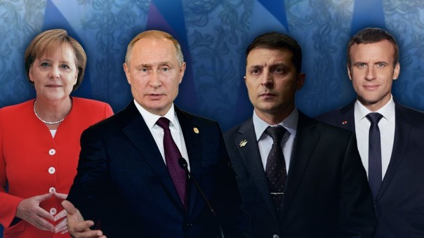 Совместная пресс-конференция лидеров нормандской четверки по итогам встречи