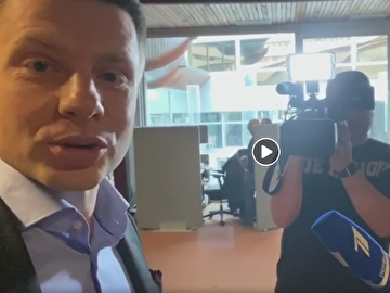 Перепалка украинского депутата с журналистами в ПАСЕ попала на видео