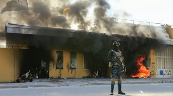 СМИ сообщили о минометном обстреле американского посольства в Багдаде