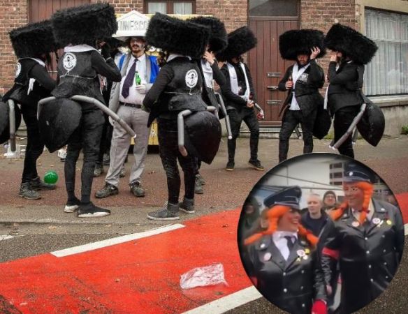 В Бельгии прошёл карнавал из нацистов и евреев-насекомых