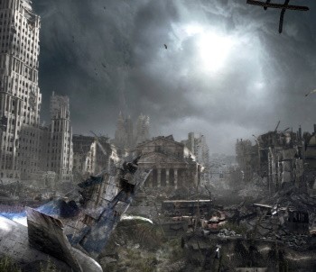 В Китае на город рухнул военный самолет