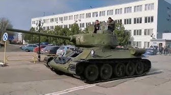 В Запорожье танк Т-34 пройдёт во главе парада