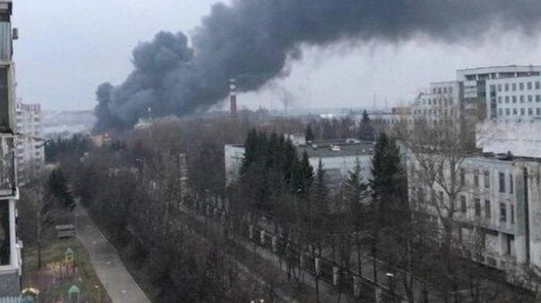 В Новой Москве крупный пожар на складах с радиоэлектроникой