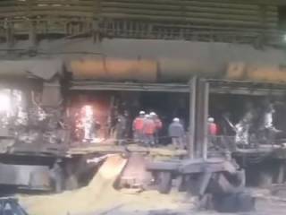 На металлургическом комбинате «Запорожсталь» произошел взрыв газа под доменной печью