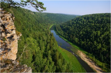 У реки Нугуш. Башкортостан. Россия