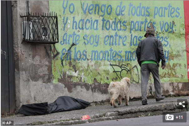 В Эквадоре трупы скончавшихся от коронавируса лежат прямо на улицах