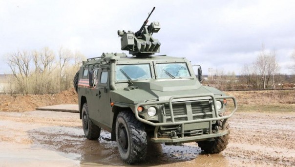 Арзамасский завод выпустил свыше 2 тысяч бронемашин "Тигр" | Российская армия получит 22 боевых робота