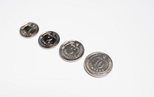 На Украине появилась новая монета 10 гривен