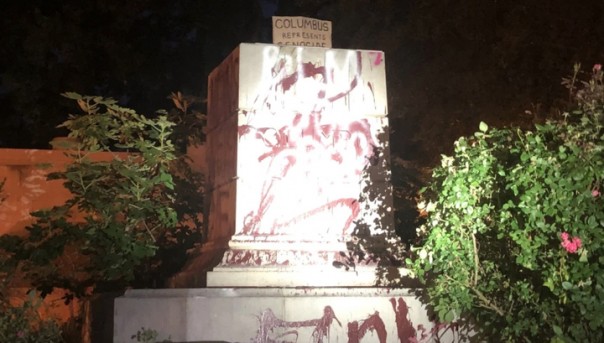 Продолжение конфедератопада. В столице Юга США снесли памятник Колумбу