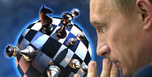 Шахматы в которые играет Путин