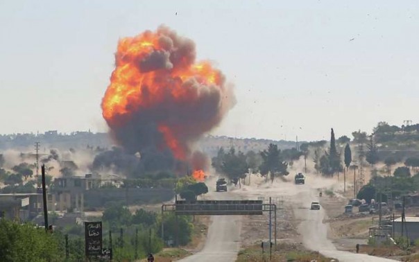 Стало известно, кто подорвал колонну армий России и Турции — кадры нападения