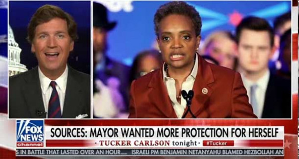 Fox News: мэр Чикаго, ругавшая полицию, потребовала больше копов для защиты своего дома