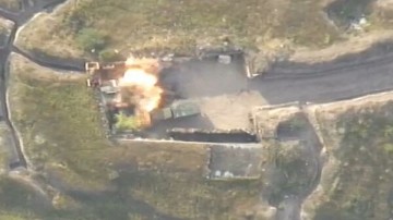 В Азербайджане заявили об ударе по опорному пункту армянских военных