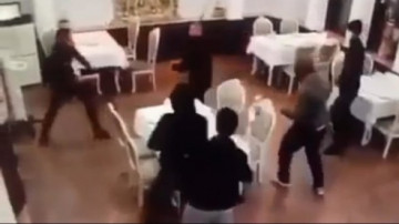 Нападение на азербайджанский ресторан в Москве (Фото, видео)