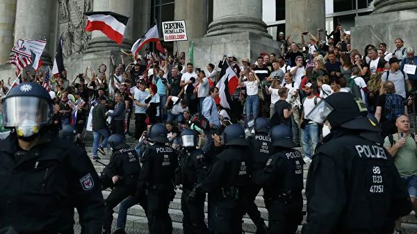 Протесты в Берлине: как превратить маргиналов в мейнстрим. Ирина Алкснис