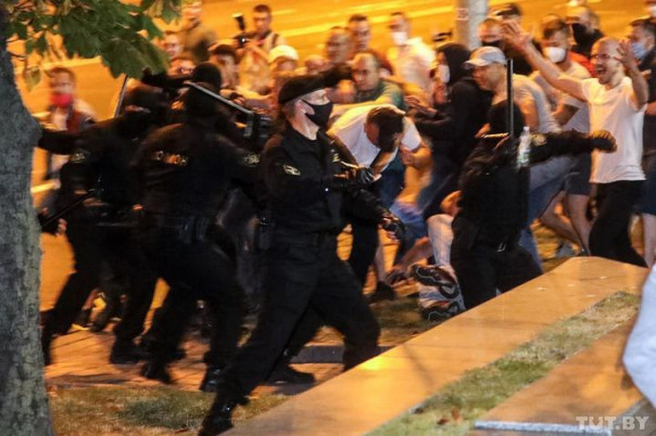 В Европе уже успели осудить силовые разгоны митингов в Беларуси
