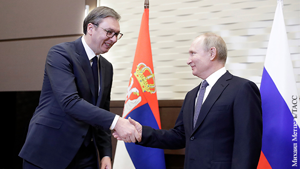 В Кремле рассказали подробности разговора Путина и Вучича