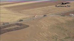 Бронетехника и вертолёты армии России выдвинулись в район объектов армии США в Сирии