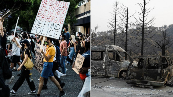 Избиения, поджоги, грабежи бушуют в штатах, где власть у демократов. Анатолий Вассерман