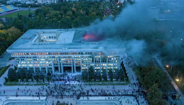 Последствия пожара в парламенте