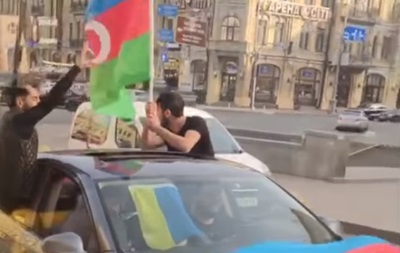 В центре Киева иностранцы устроили стрельбу