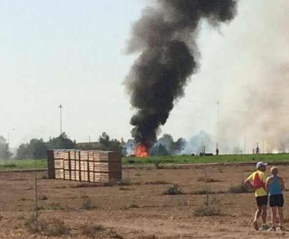 В Калифорнии разбился истребитель ВВС США